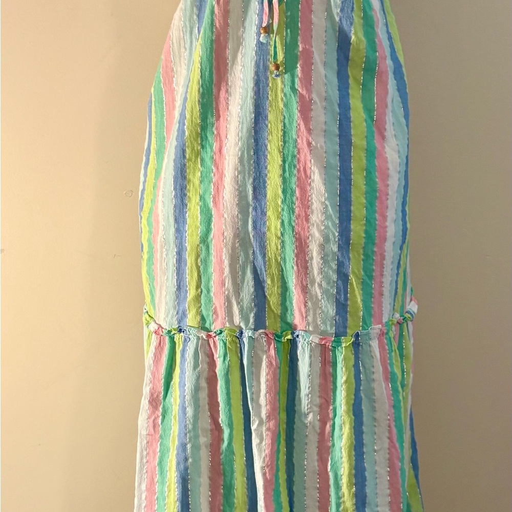 Shoshanna Multicolor Striped Maxi Dress